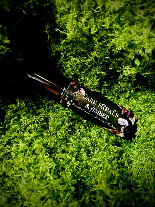 Dark Florals & Amber Perfume Oil • 10 ml Rollerball