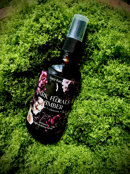 Dark Floral & Amber Linen and Room Spray