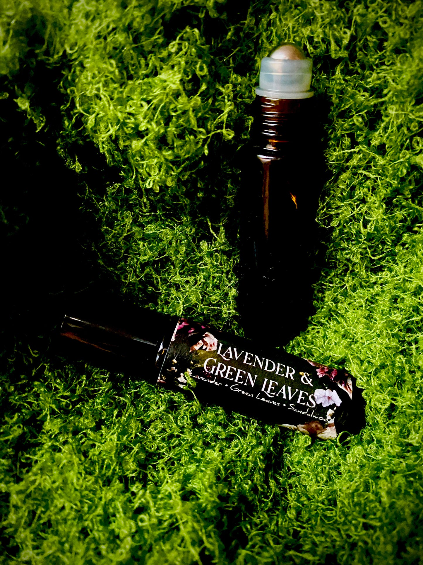 Lavender & Green Leaves Perfume Oil • 10 ml Rollerball