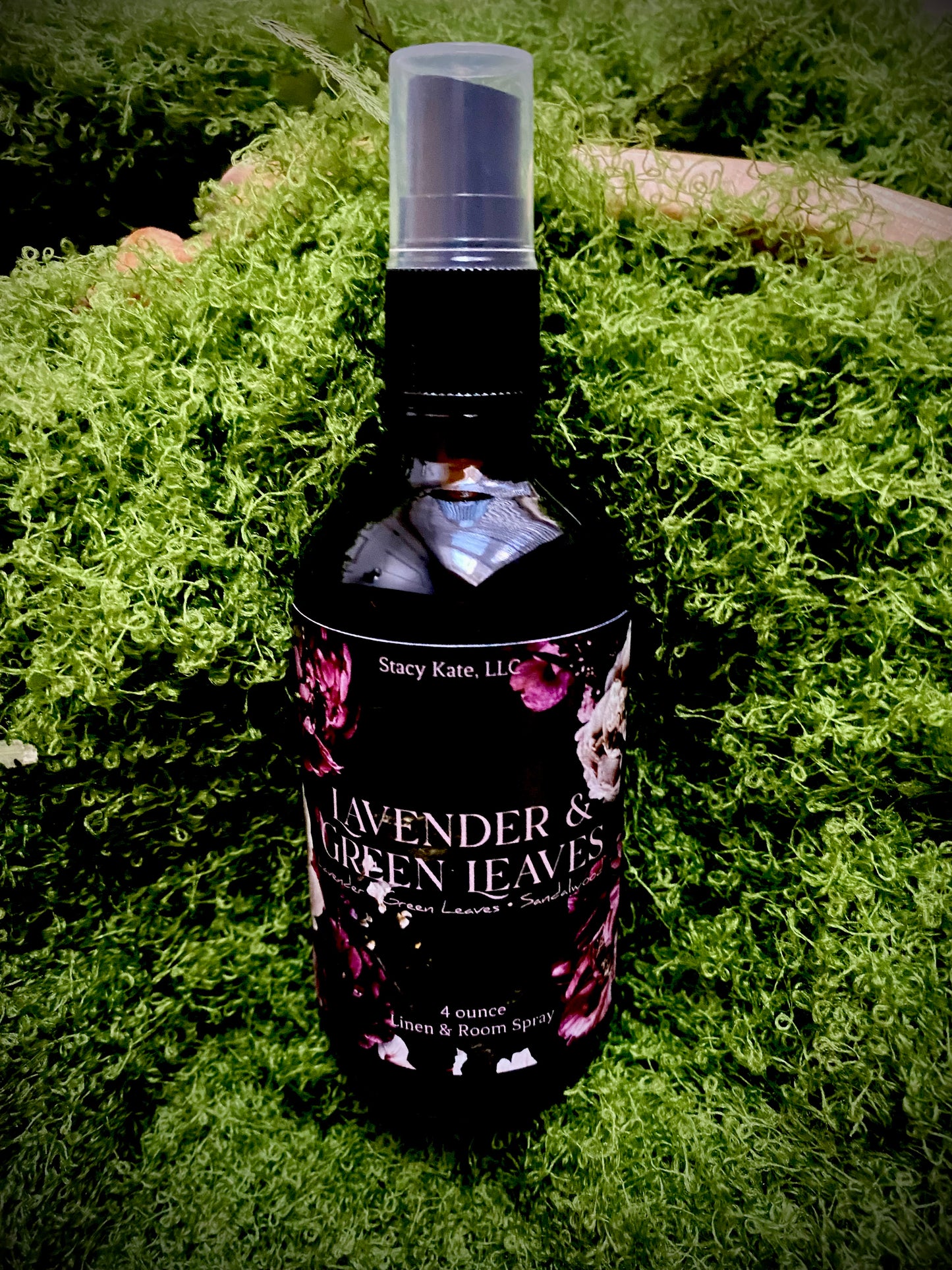 Lavender & Green Leaves Linen and Room Spray