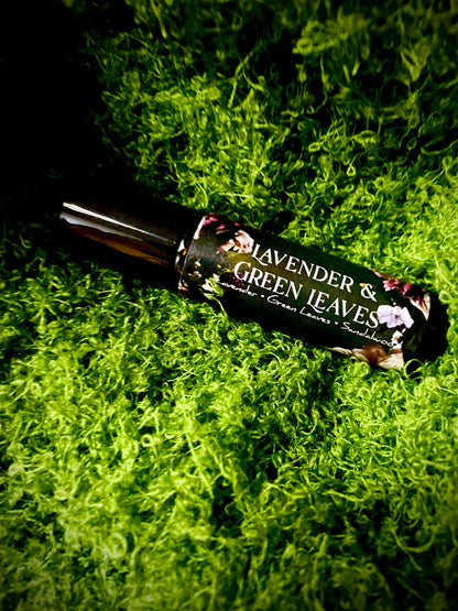 Lavender & Green Leaves Perfume Oil • 10 ml Rollerball