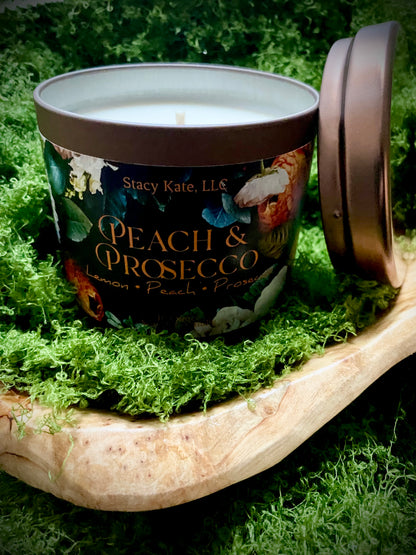 Peach & Prosecco Soy Wax Candle