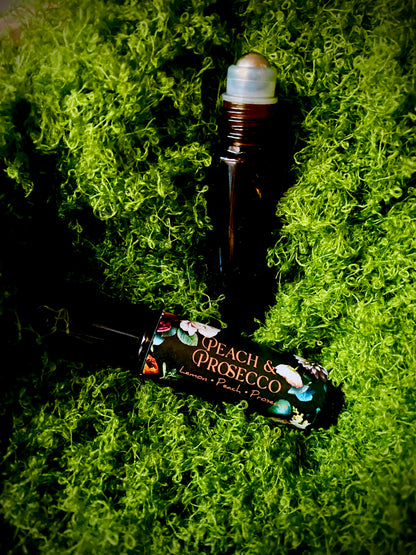 Peach & Prosecco Perfume Oil • 10 ml Rollerball