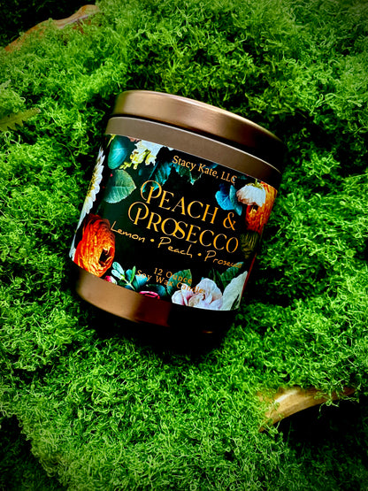 Peach & Prosecco Soy Wax Candle